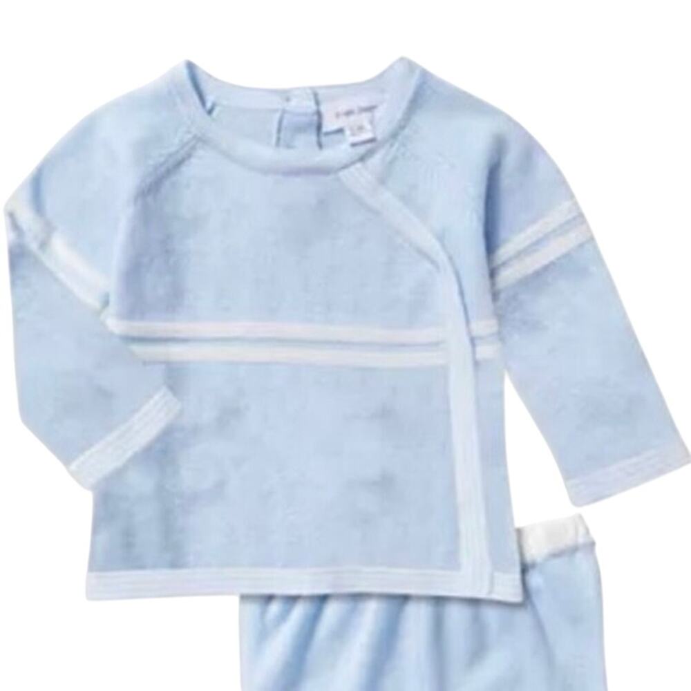 Angel Dear Boys' Blue Cotton Sweater - Excellent Condition 0-3 months